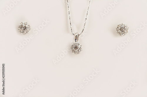 Beautiful pendant and earrings