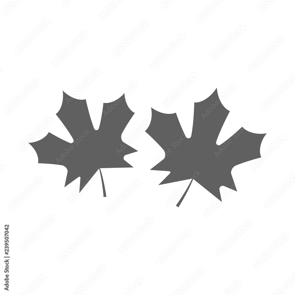 Natural leaves icons. Leaf vector icon for bio badge Natural leaves icons. Leaf vector icon for bio badge