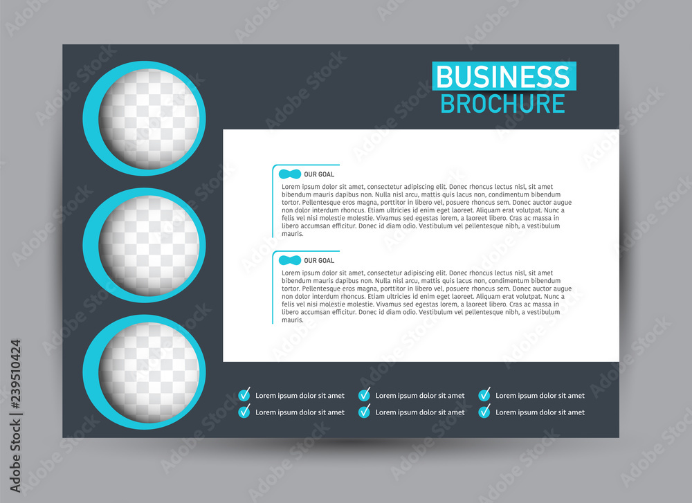 Flyer, brochure, billboard template design landscape orientation for business, education, school, presentation, website. Blue and grey color. Editable vector illustration. Flyer, brochure, billboard template design landscape orientation for business, education, school, presentation, website. Blue and grey color. Editable vector illustration.