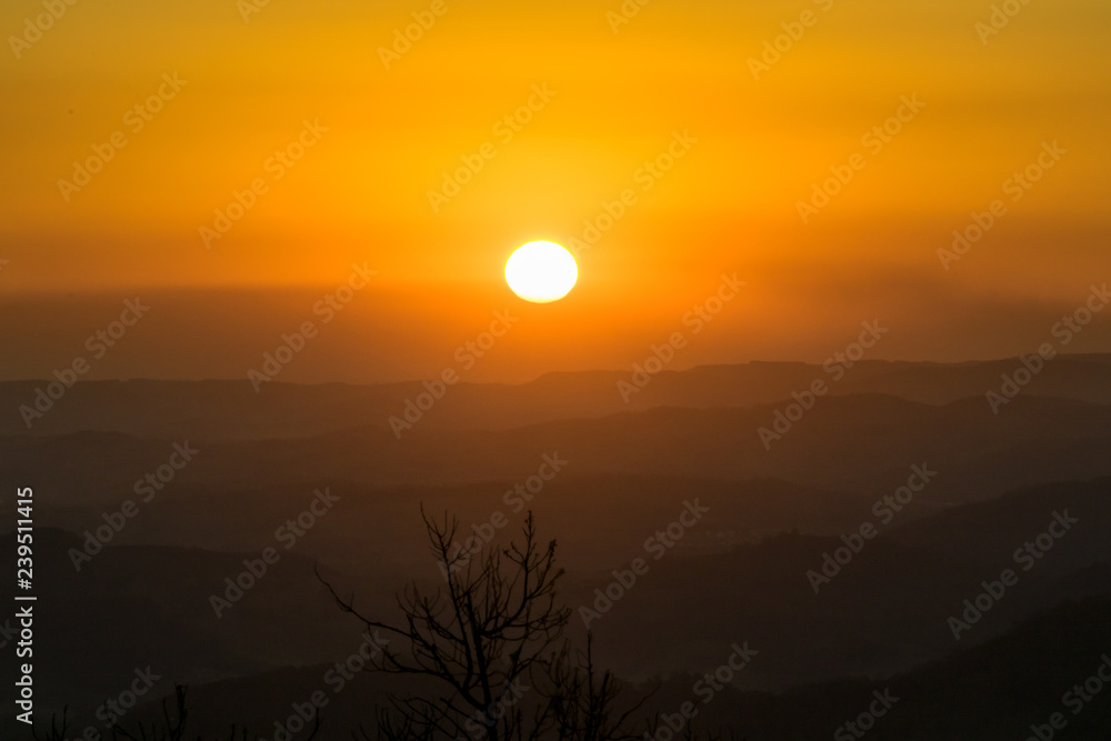 Mountains Sunset