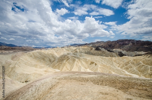 Zabriskie Point overlook in Death Valley National Park in California