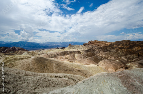 Zabriskie Point overlook in Death Valley National Park in California