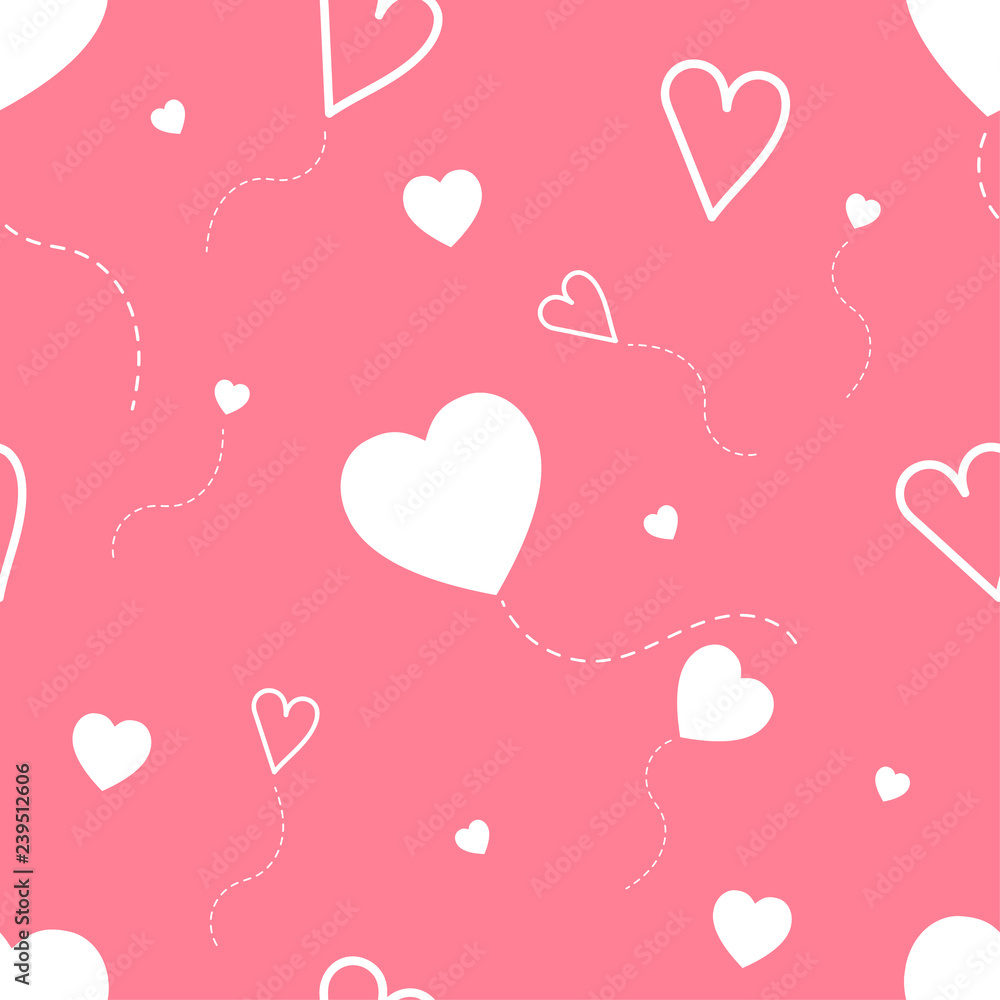 Heart pattern seamless background Heart pattern seamless background