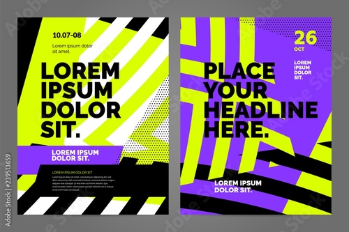 Layout poster template design for sport event, tournament or championship.