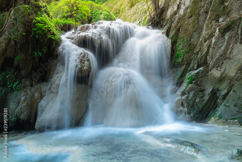 Erawan Waterfall in Kanchanaburi, Thailand