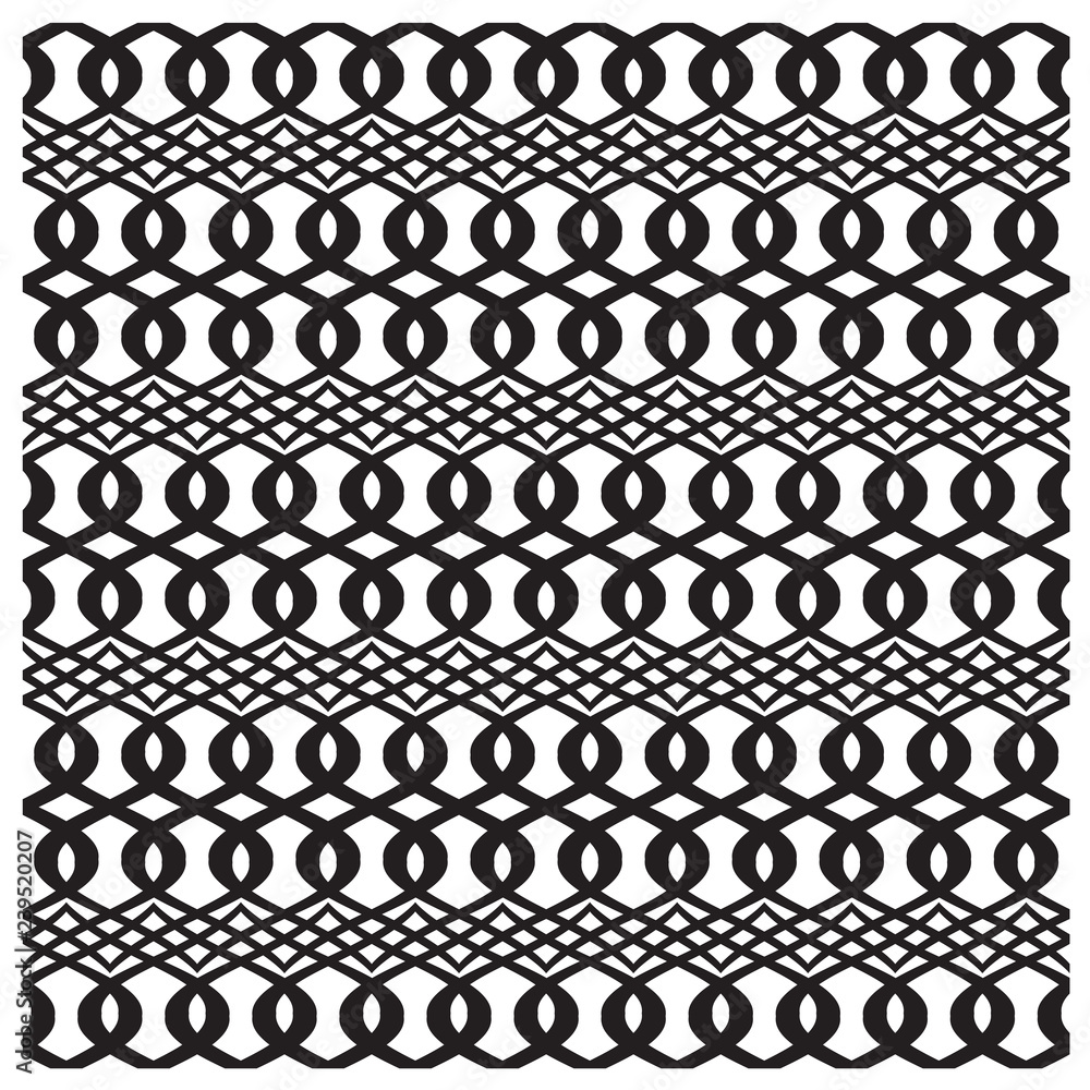 Seamless geometric pattern with monochrome. Artistic black background with hipster elements. - Vector Seamless geometric pattern with monochrome. Artistic black background with hipster elements. - Vector