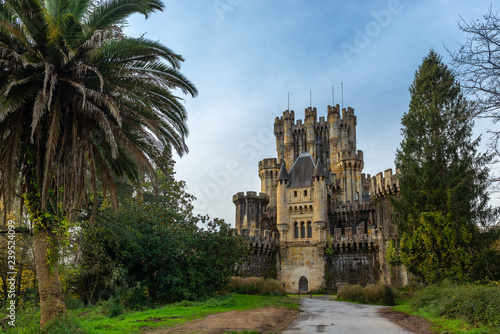 Castle of Butron, Vizcaya, Spain photo