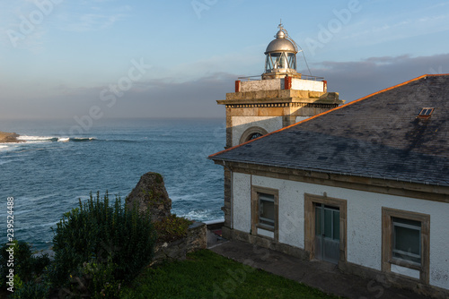 Lighthouse of Luarca, Asturias, Spain