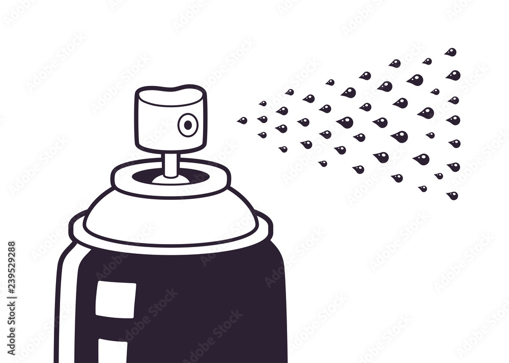 Obraz premium Paint spray can nozzle