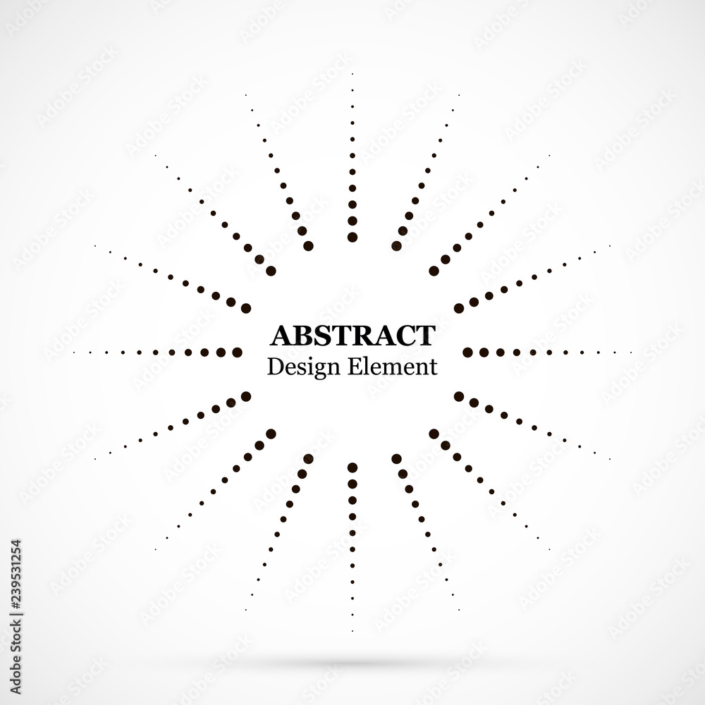 Halftone dotted background circularly distributed. Halftone effect vector pattern. Circle dots isolated on the white background.Border logo icon. Draft emblem for your design. Halftone dotted background circularly distributed. Halftone effect vector pattern. Circle dots isolated on the white background.Border logo icon. Draft emblem for your design.