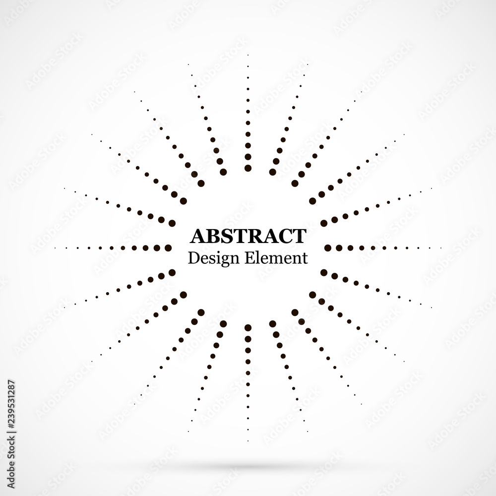 Halftone dotted background circularly distributed. Halftone effect vector pattern. Circle dots isolated on the white background.Border logo icon. Draft emblem for your design. Halftone dotted background circularly distributed. Halftone effect vector pattern. Circle dots isolated on the white background.Border logo icon. Draft emblem for your design.