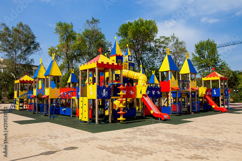 childrens play area, public place for active children's leisure © Exclusive Dn