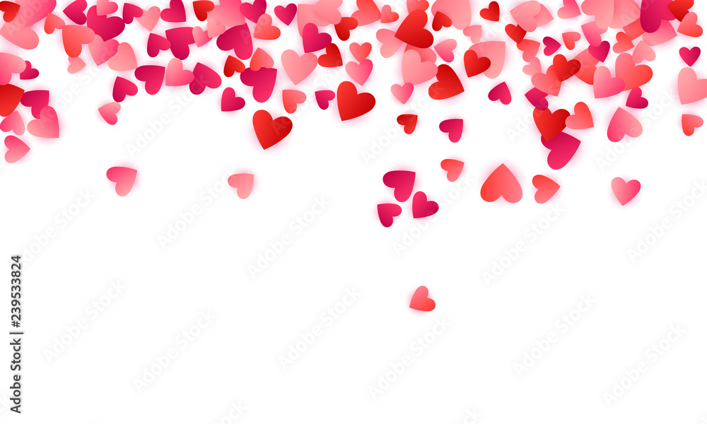 Red flying hearts bright love passion background. Red flying hearts bright love passion background.