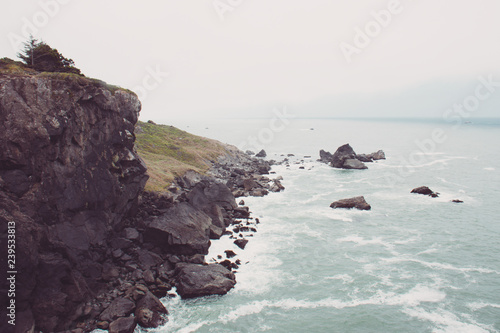 View of the Pacific Ocean at Patrick's Point State Park near Trinidad, California photo