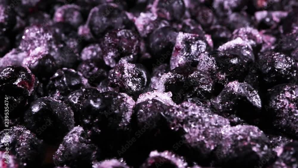 frozen berries rotate. healthy eating concept frozen berries rotate. healthy eating concept
