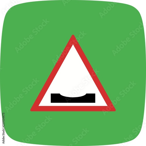 Vector Road dips Icon