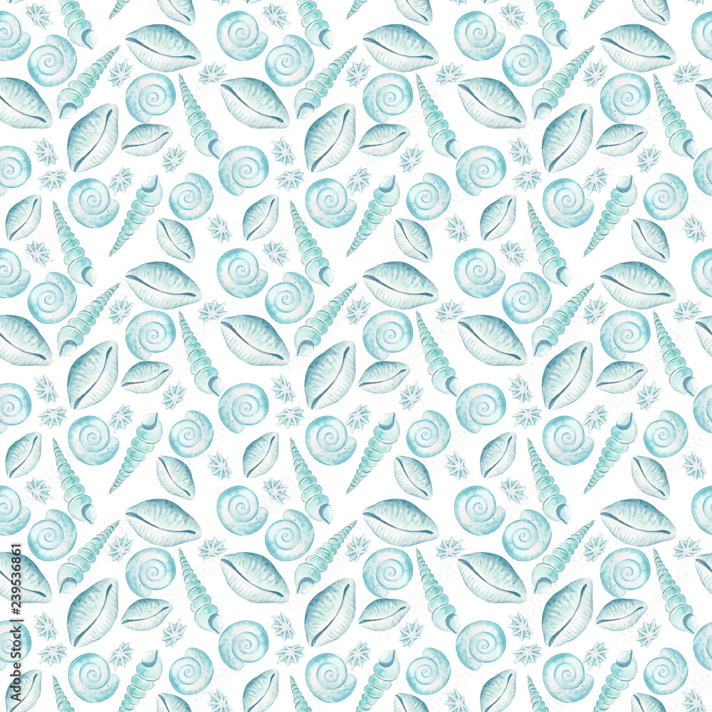 sea shells pattern sea shells pattern