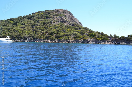 tropical island in the sea