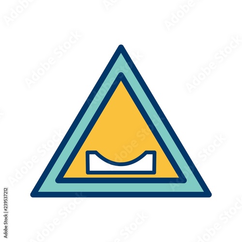 Vector Road dips Icon