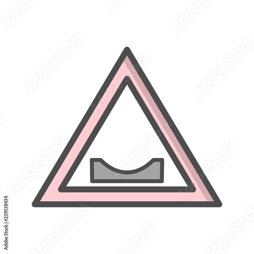 Vector Road dips Icon