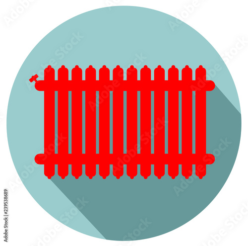Warm home radiator icon vector eps 10