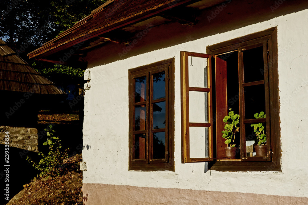Fototapeta premium Old historic house, ancestral monument