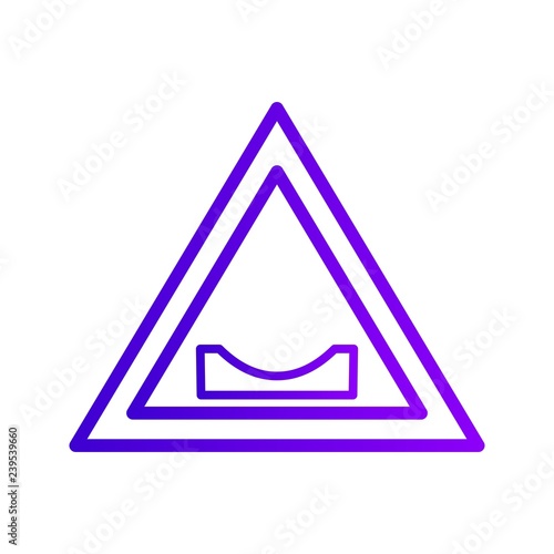 Vector Road dips Icon