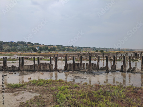 Kuyalnik estuary landscape