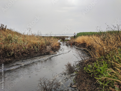 Kuyalnik estuary landscape