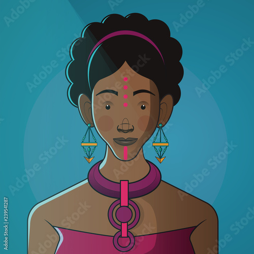 Illustration of woman