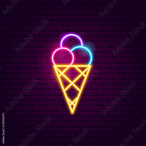 Ice Cream Neon Sign
