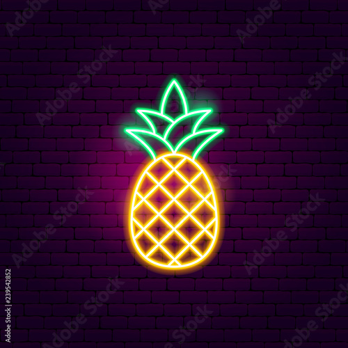 Pineapple Neon Sign
