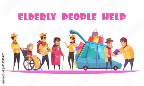 Help Elderly People Banner