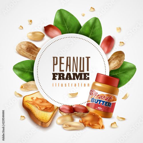 Peanut Butter Circle Composition