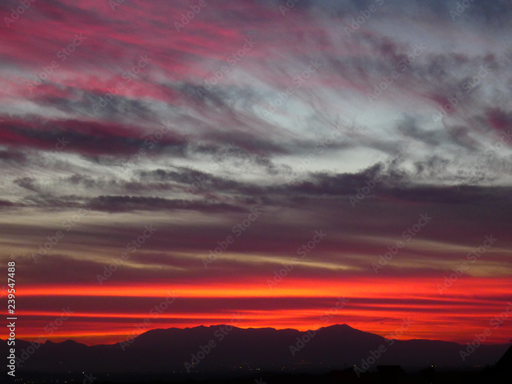 Fototapeta premium Tramonto in Sardegna