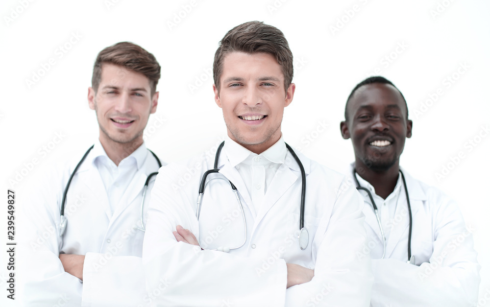 therapist is standing in front of his colleagues therapist is standing in front of his colleagues