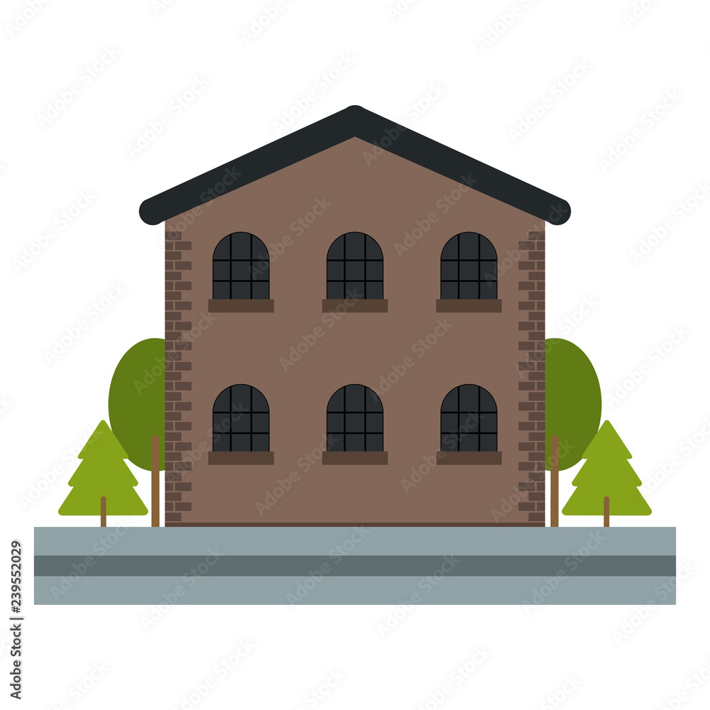 Fototapeta premium Antique house real estate