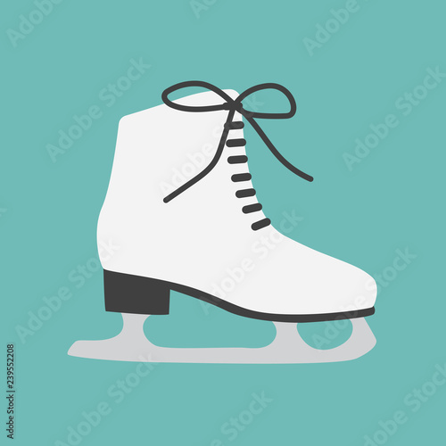 ice figure skate icon- vector illustration