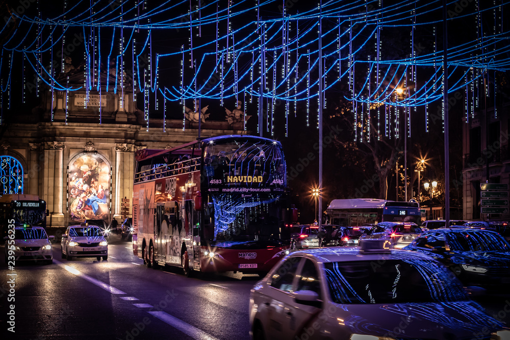 Fototapeta premium Navidad en Madrid