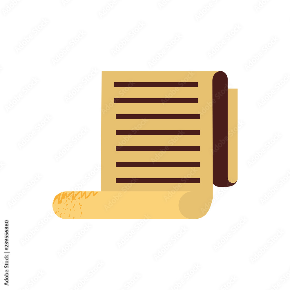 paper receipt isolated icon paper receipt isolated icon