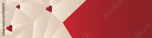Free Download Valentines Day modern background. Valentines day hearts. Geometric Shapes. - GFXLoad