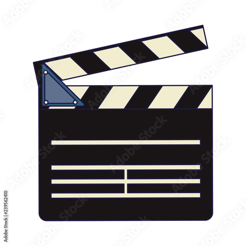 Cinema clapboard symbol