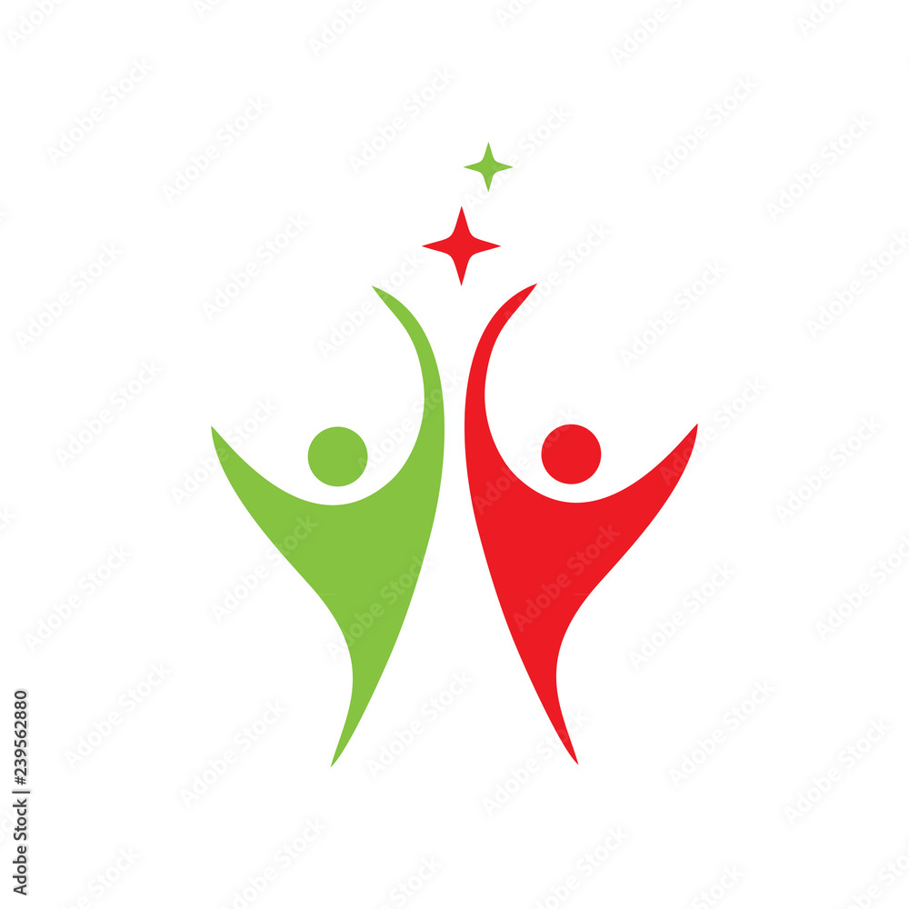 human character icon logo human character icon logo