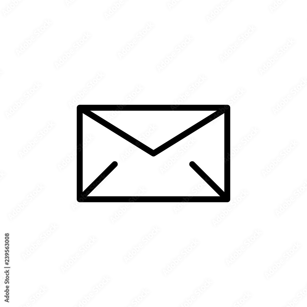 envelope, mail icon. Can be used for web, logo, mobile app, UI, UX envelope, mail icon. Can be used for web, logo, mobile app, UI, UX