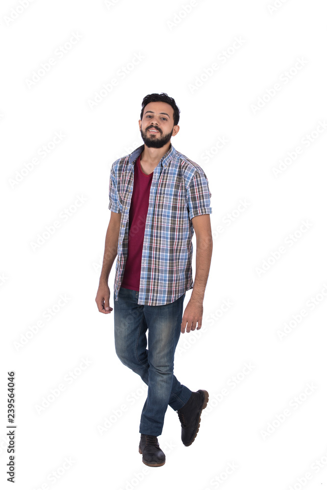 Fototapeta premium Standing in moving pose