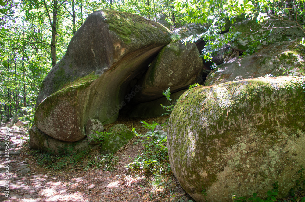 Naklejka premium Rochers du Sidobre