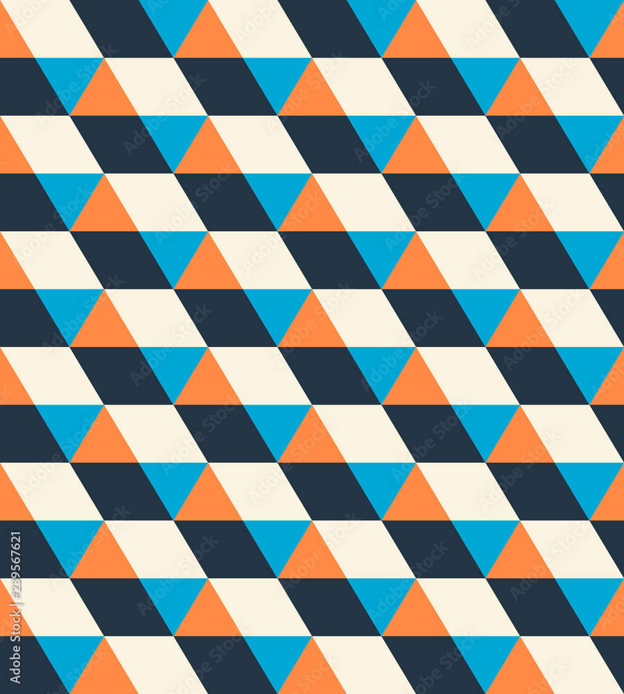 Seamless pattern of triangles. Pattern for your textiles and print design. Seamless pattern of triangles. Pattern for your textiles and print design.