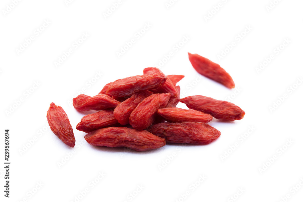 Goji berry isolated on white background Goji berry isolated on white background