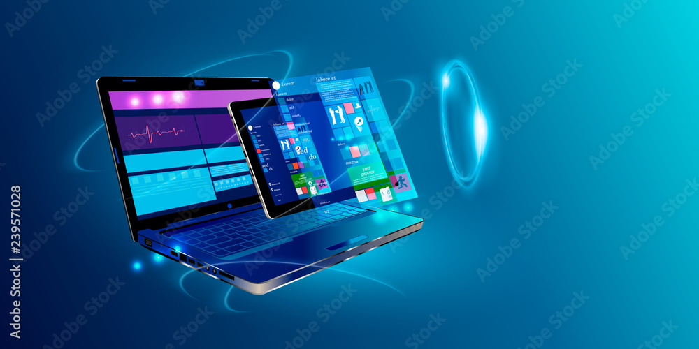 Software, web development, programming concept. Abstract Programming ...