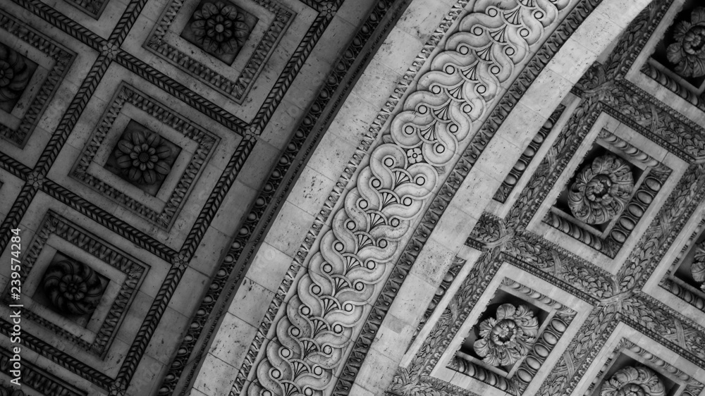 Arch of Triumph in Paris Underground Art Walls Arch of Triumph in Paris Underground Art Walls